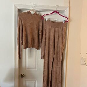 Sofia by Sofia Vergara Brown Knit Set